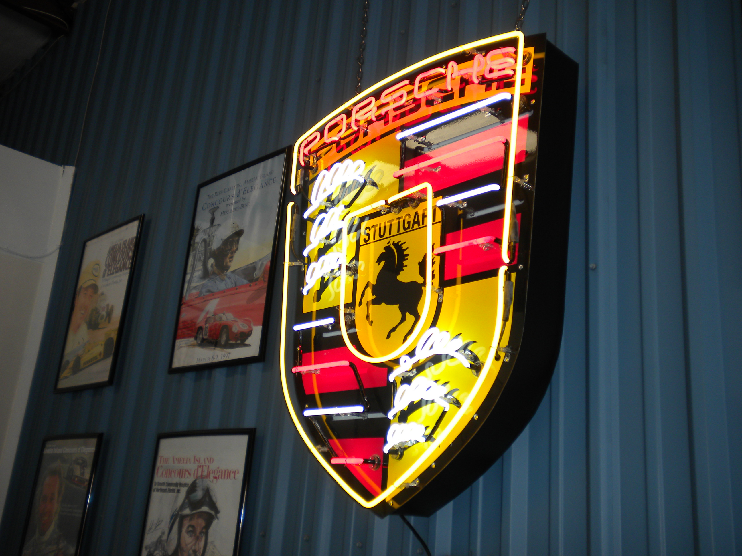 Porsche Dealer Neon Sign… A Must Have for your Garage! - Legacy Motorcars